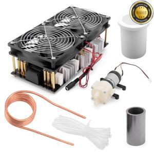 고주파 유도 가열 인쇄 회로 기판 코일 도가니 펌프 대용량 냉각 팬 포함 최대 2500W 50A ZVS