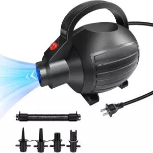 인플레이터블 600W 에어 매트리스 펌프용 VOFiTNY 전기 펌프 체조 매트 풀 장난감 플로트 뗏목 에어베드