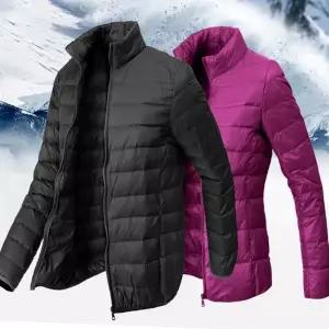 여성 경량 자켓 휴대용 아우터 오리털 여성 경량 패딩 초경량 간절기 구스다운 다운 겨울 점퍼 남성