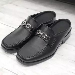 체인 남자 블로퍼 구두 인조가죽 남성 뮬 정장 슬리퍼로퍼슈즈 로퍼 정장화