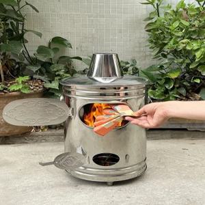 소각장 스텐 소각로 장작 드럼통 쓰레기 아궁이 연통 소각통 캠핑 화목난로 소형 야외