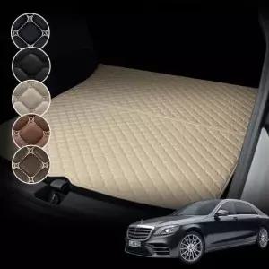 퀼팅 가죽 벤츠 S클래스 전용 트렁크매트 (W222 W223)