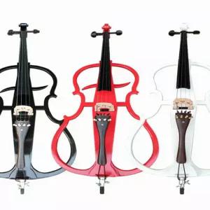 투명 전자첼로 입문용 일렉트릭 연주 공연 프레임 연습생