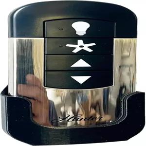 헌터 천장 선풍기 리모컨용 벽걸이 마운트(미국에서 3D 프린팅)(블랙)