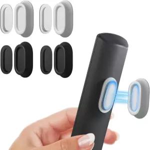 니어로클 4팩 마그네틱 리모컨 홀더 벽걸이 업그레이드된 침대 선풍기 RV 액세서리용 드릴이 없는 자가