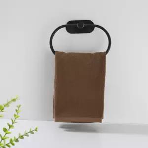 욕실용품 수건걸이 화장실 타월걸이 블랙 무광 수건링 스텐 라운드 홀더