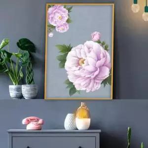 부자되는그림 목단그림액자 풍수그림 돈들어오는 꽃그림 A2gdAL5