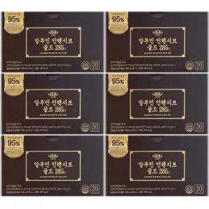 [셀러허브][건강식품] HLB제약 마시는 알부민 인텐시브 골드 285 30ml 30병 6박스 (S41745852)
