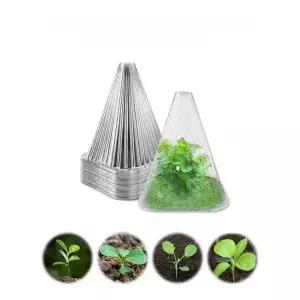 식물 덮개 방충 식물커버 단열 보온 투명 온실 깔때기