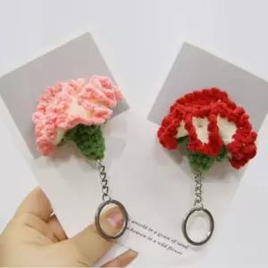 [텐바이텐]손뜨개 카네이션 브로치겸용 감사카드 (핸드메이드 / 자체제작)