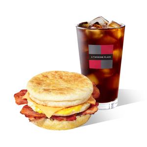 [투썸] 부드러운 에그 잉글리쉬 머핀 + 아메리카노 R