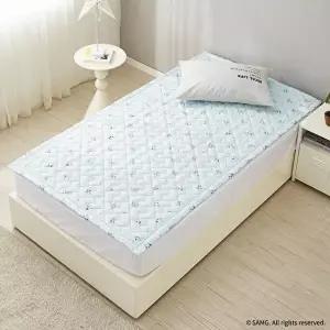 [한일의료기]프린세스 캐치티니핑 EMF전자파없는 2in1 카본탄소매트 전기요장판 토퍼핏 1인용 슈퍼싱글 사