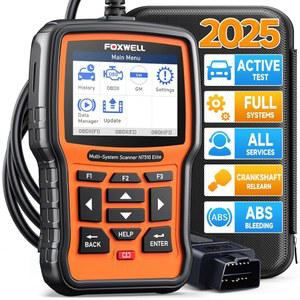 FOXWELL NT510 엘리트 핏 GM OBD2 스캐너, 양방향 올 시스템 엔진 ABS SRS 진단 스캔 도구 코드 리더, 모든 리셋 오일 EPB TPS 블리딩 크랭크샤프트 리러닝