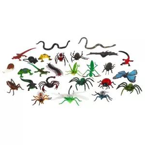 리얼 모형 미니 곤충 파충류 피규어 26p