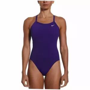 [매장정품] 나이키 스윔 여자수영복 여성 앤서 솔리드 레이서백 자수 앤 하이컷 NESSA017-5