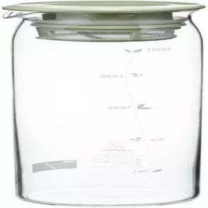 하리오 미즈다시 콜드 브루 티 보틀 스모키 그린 1000ml