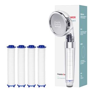 해피달링 미네랄 4단 필터 샤워기 헤드 + 필터 4p