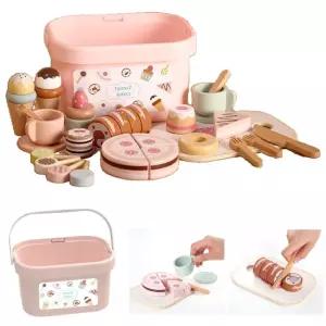 두돌 3살선물 원목 디저트 소꿉놀이 장난감 추천 조카선물 집콕놀이