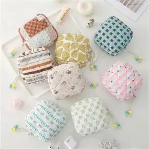 화장품 생리대 휴대용파우치 미니파우치 수납 퀼팅