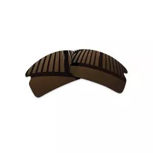 MYCOURAG 오클리 Flak 2.0 아시안 핏 OO9271 선글라스 프레임용 UV 보호 편광 교체 렌즈 - 어스 브라운 편