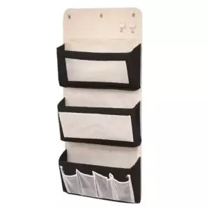 접이식 벽걸이 패브릭 수납 파우치 2단 3단 정리함