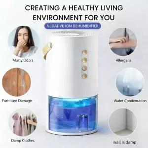 가정용 침실용 스마트 휴대용 제습기 수분흡수기 방습 공기청정기 소형 수분흡수 탈취기