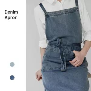 까페앞치마 바리스타 데님 공방 작업 앞치마