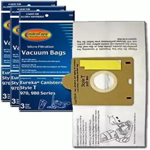 유레카 스타일 T 용기 9봉지에 맞게 제작된 EnviroCare 교체용 미세 여과 진공 청소기 먼지 봉투