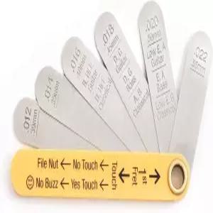 뮤직노마드 정밀 너트 높이 슬롯 게이지 도구(MN601) 실버