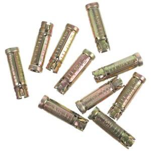 콘크리트앙카 10개입 헤비듀티 콘크리트 앵커 세트 확장 볼트 슬리브 드롭인 석조 고정용 스틸 널링