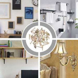 콘크리트앙카 1세트 퍼커션 타입 확장 나사 금속 건식벽 앵커 석고보드 천장 장식용 헤비 듀티 셀프 드릴링 벽면 고정용