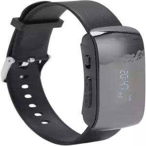 디지털 음성 녹음기 시계 90mAh 배터리가 장착된 팔찌 녹음 장치 손목 밴드 타이밍 오디오 장치가 MP3