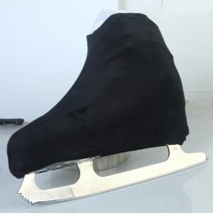 호환 블루 핑크 화이트 블랙 아이스 스케이트 블레이드 커버 초극세사 업그레이드 벨벳 피겨 부츠 보호대