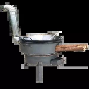 목재 화목난로 이동형 화로 야외 캠핑 연료 가정용 전통