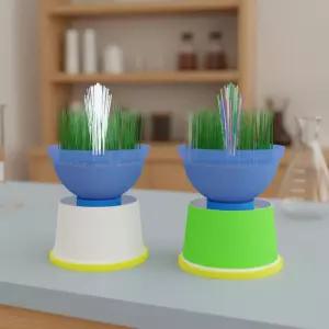 광섬유 잔디 키우기 LED 조명등만들기 무지개 조명등 수면등 광섬유정원 (1인용 2개 )