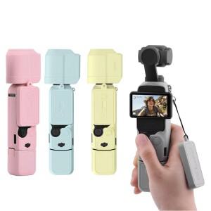 DJI호환 오즈모 포켓 3 짐벌 카메라용 리퀴드 실리콘 케이스  퀵 릴리즈  스크래치 방지 핸들  소프트 보호