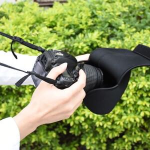 미러리스 카메라 야외 사용 블랙 네오프렌 파우치 케이스 소프트 임팩 방지 휴대용 가방