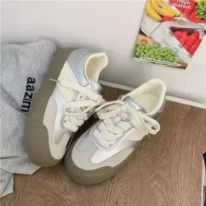 솔저스2 여자 워킹화 스트릿 패션 영국 보드화 봄철 스타일 화이트 슈즈 라이브 방송 OPH1