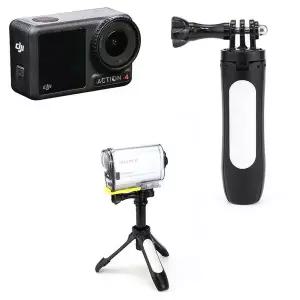 [셀러에이드]DJI 오즈모 액션 4 호환 액션캠 카메라 삼각대 모노포드 거치대