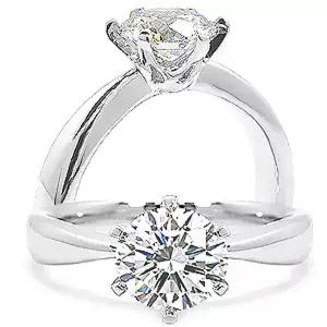 1캐럿 모이사나이트 다이아몬드 다이아 반지 프로포즈 포에버