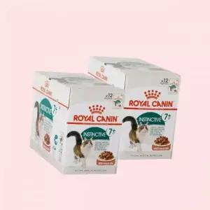 로얄캐닌 7세이상 인스팅티브 파우치 파우치백 가방 85g 12팩 4387932