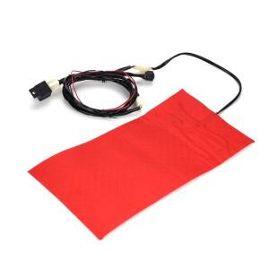 25W 12V 범용 방수 오토바이 ATV 좌석 온수 쿠션 탄소 섬유 패드 겨울 따뜻하게 전기 난방 패드 매트