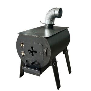 주물 화목난로 가정용 난로 숯불 연탄 연통난로 라운드 주철 관광로