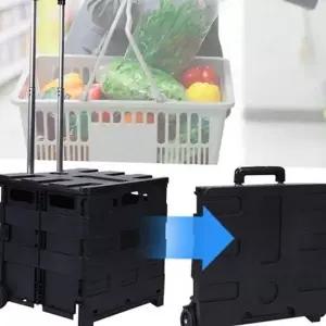 [오너클랜]대형 손수레 휴대용 카트 접이식 쇼핑 이동식 바퀴형 시장장바구니