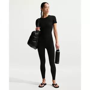 NIKE 나이키 젠비 여성 하이웨이스트 78 노 프론트 심 레깅스 - 블랙쿨 그레이 II5234-010 1899115