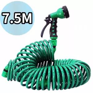 ( )7.5m 물호스 꼬임방지 스프링호스 물청소 베란다 세차