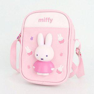 미피 스퀴시 핸드폰가방-핑크
