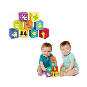 크리스마스 선물 장난감 소프트 히어로 칼라 블록9p