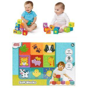 크리스마스 선물 완구 소프트 히어로 칼라 블록 9p