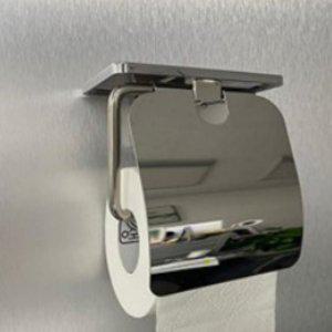 선반형 화장실 휴지 걸이 방수형 무타공 핸드폰 거치대